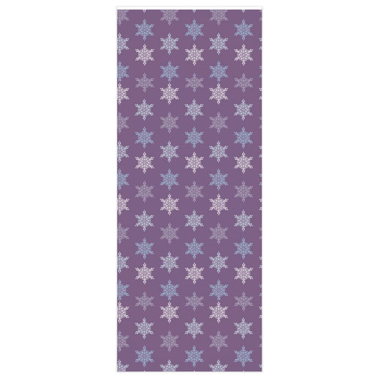 Purple Winter Wrapping Paper