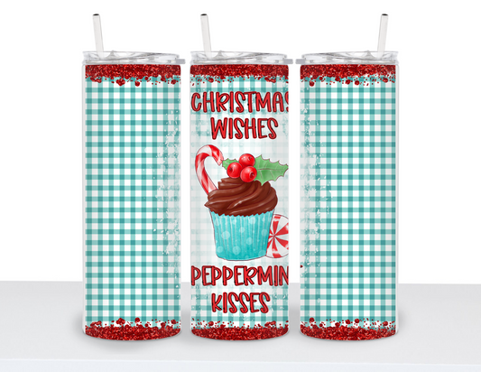 Stainless Steel 20oz Tumbler Straight-Christmas Wishes