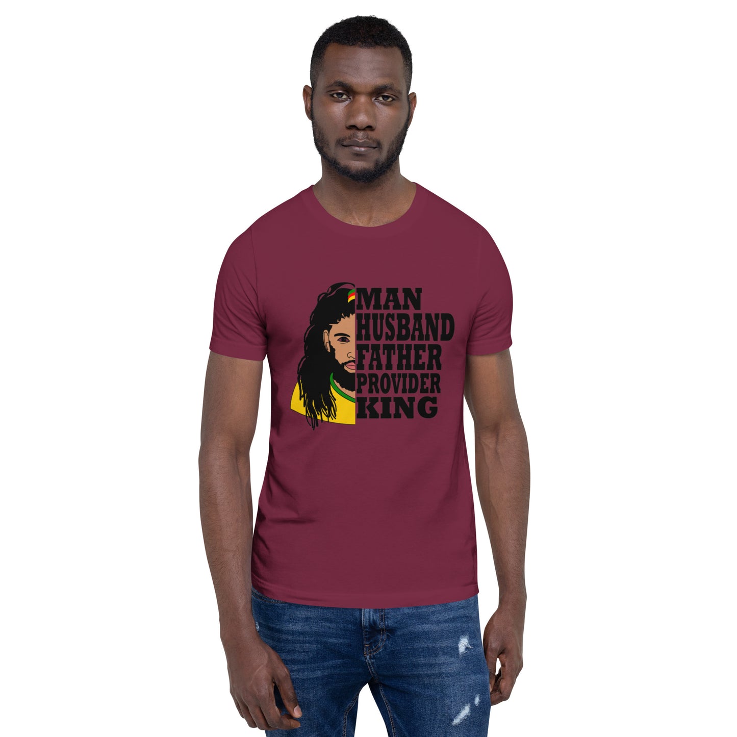 Rasta Titled Man t-shirt
