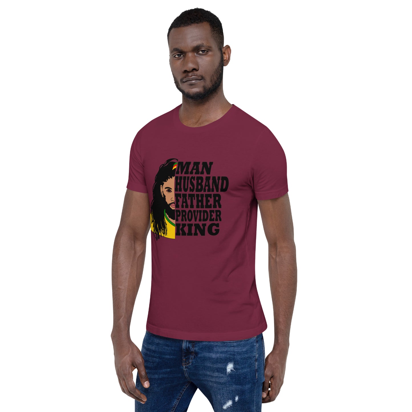 Rasta Titled Man t-shirt