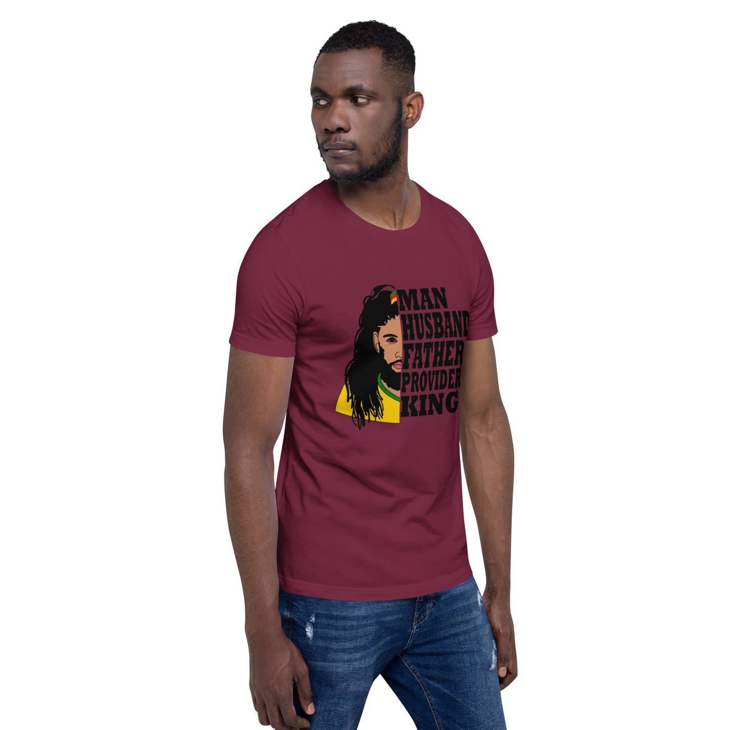 Rasta Titled Man t-shirt