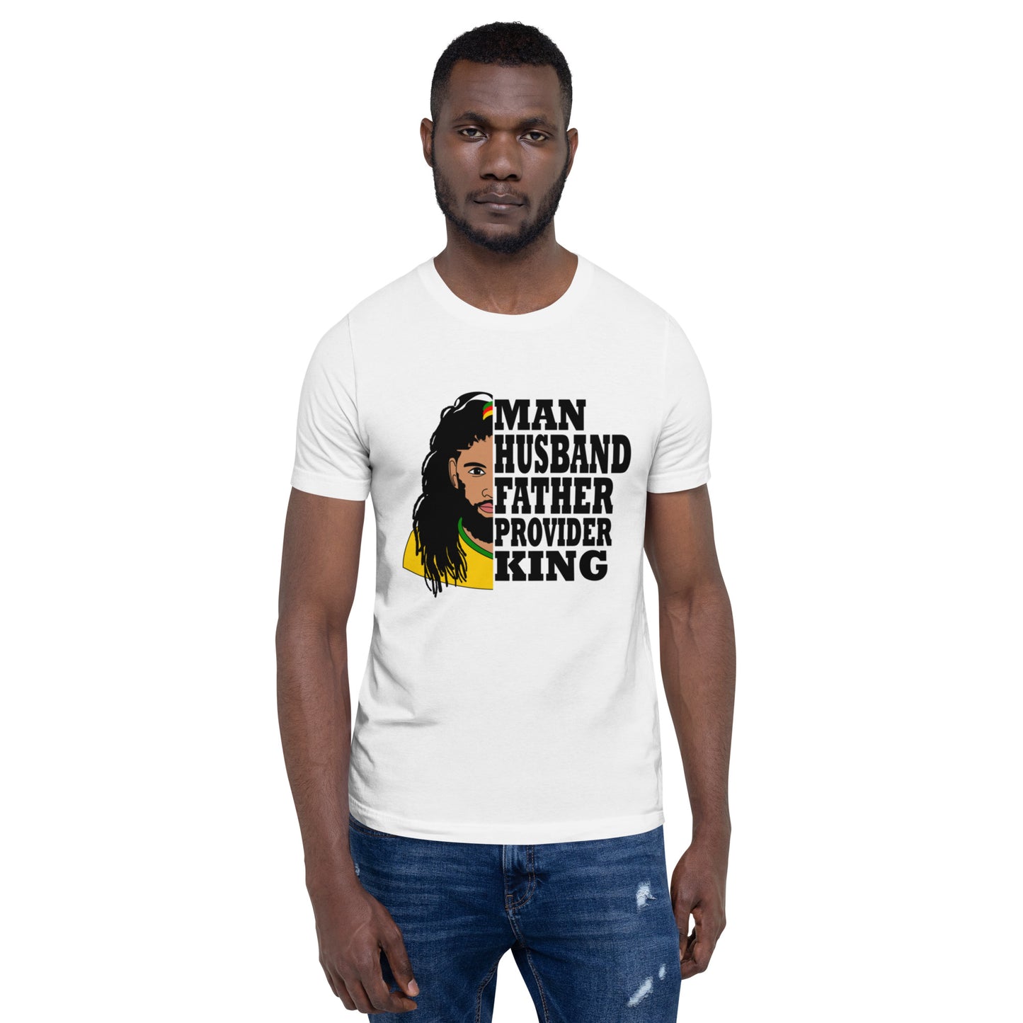 Rasta Titled Man t-shirt