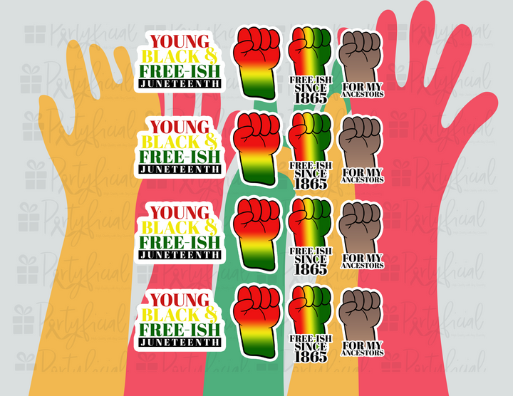Juneteenth Stickers