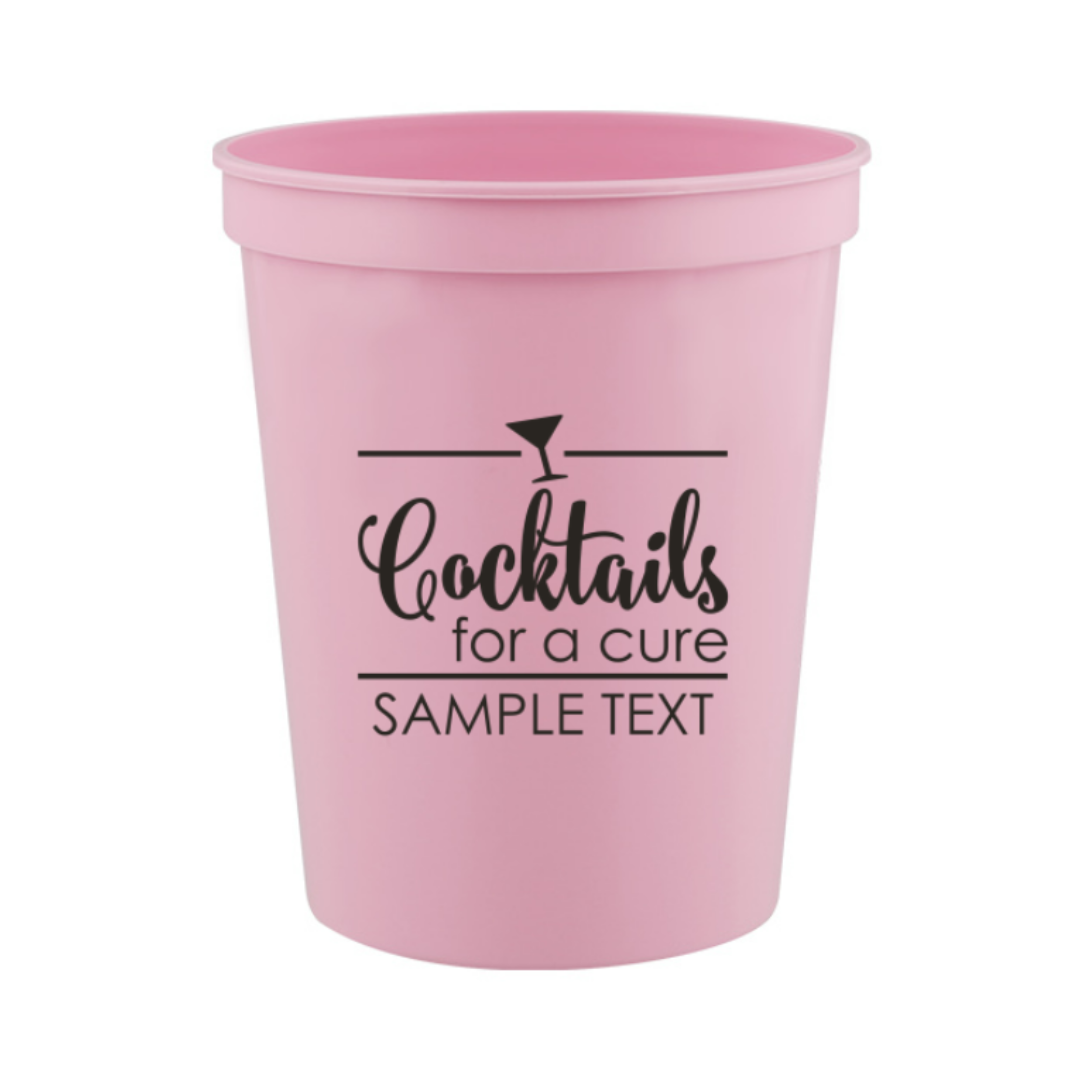 Customizable Plastic Stadium Cups (16 oz)