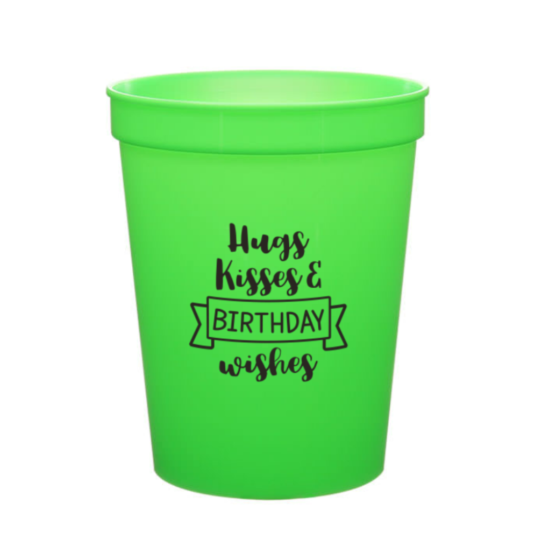 Customizable Plastic Stadium Cups (16 oz)