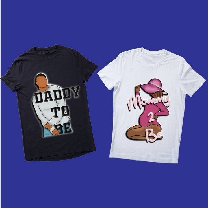 Mom & Dad To Be Custom T-shirts