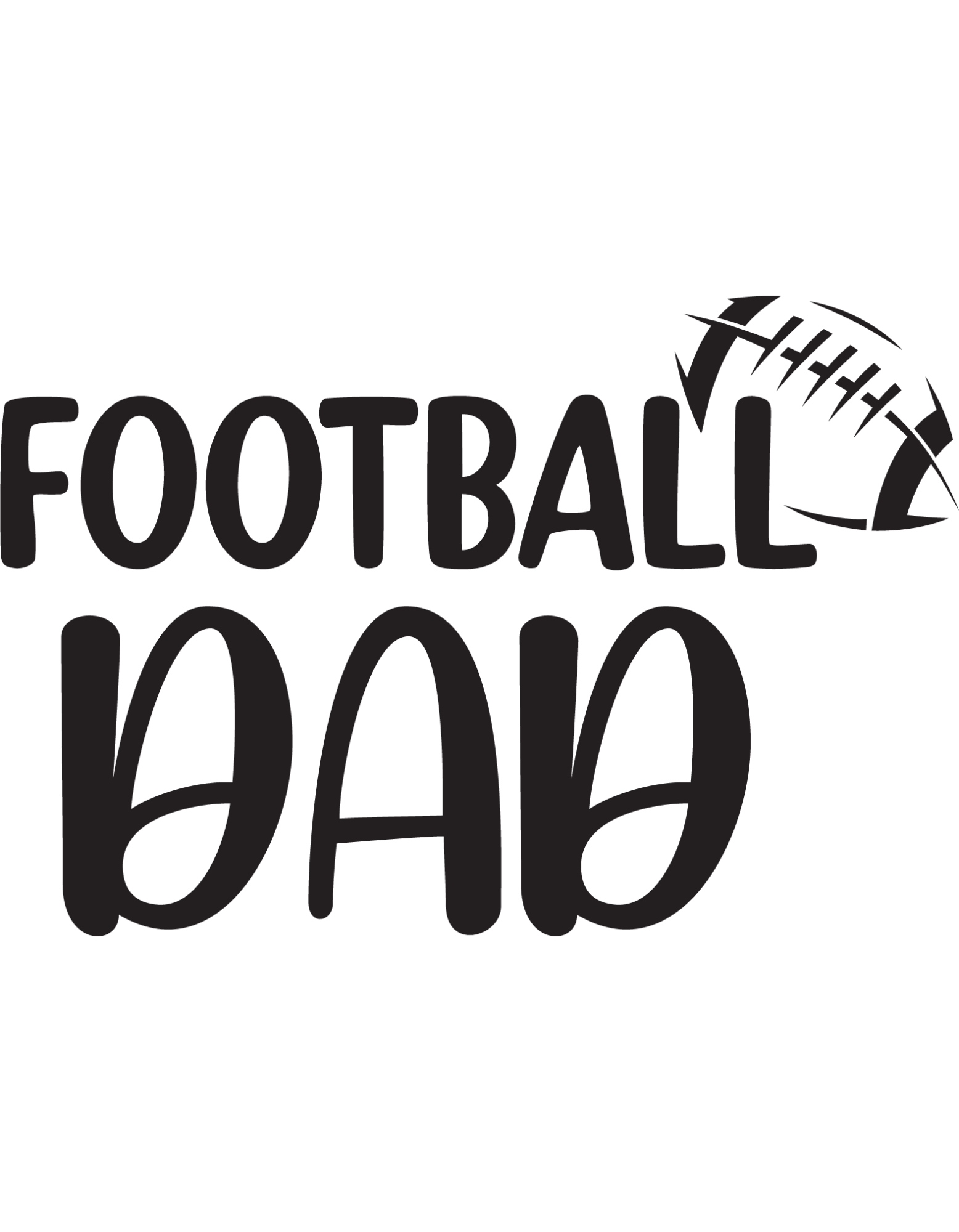 Football Dad Personalized Gildan classic tee
