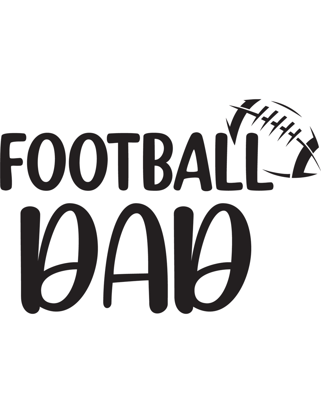 Football Dad Personalized Gildan classic tee