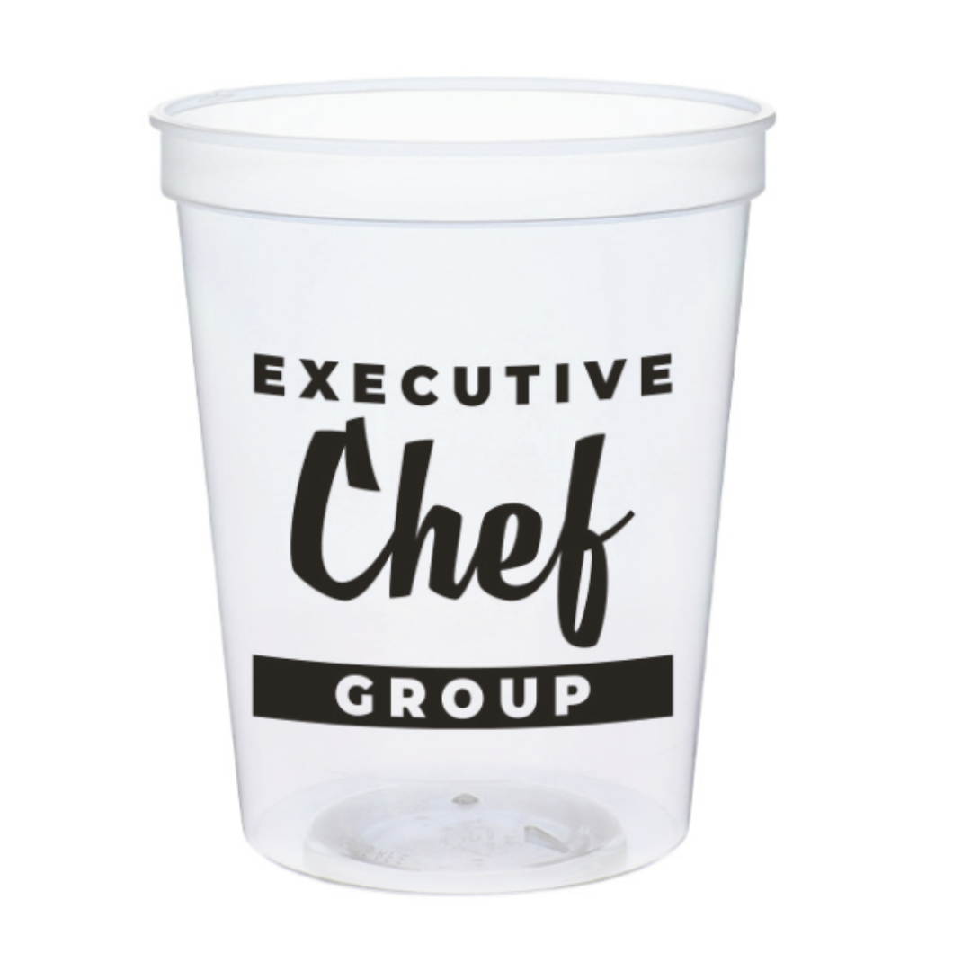 Customizable Plastic Stadium Cups (16 oz)