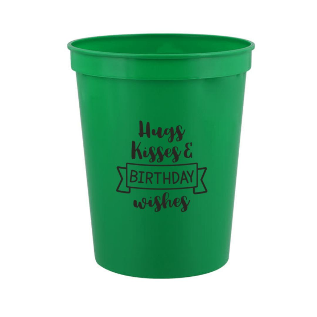 Customizable Plastic Stadium Cups (16 oz)