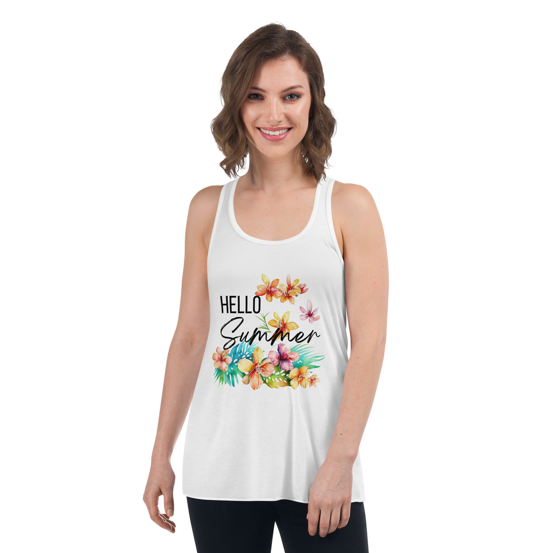 Women's Hello Summer Racerback Tank