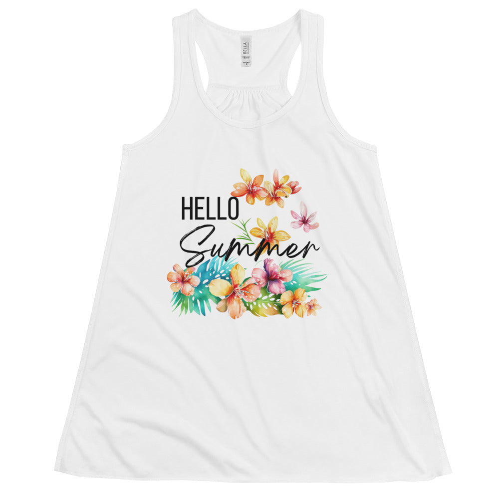 Women's Hello Summer Racerback Tank