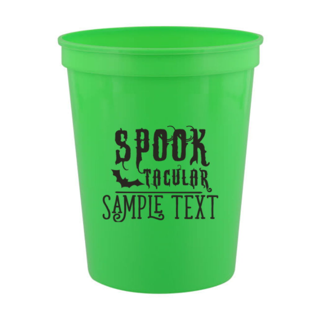 Customizable Plastic Stadium Cups (16 oz)