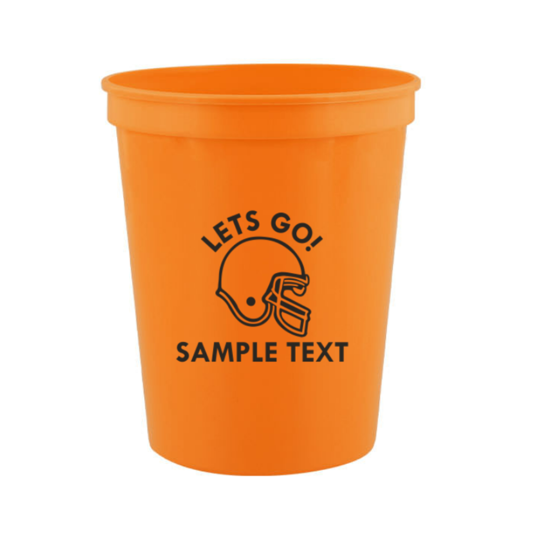 Customizable Plastic Stadium Cups (16 oz)