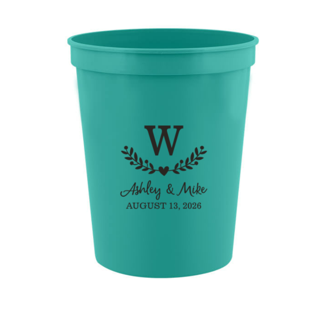 Customizable Plastic Stadium Cups (16 oz)