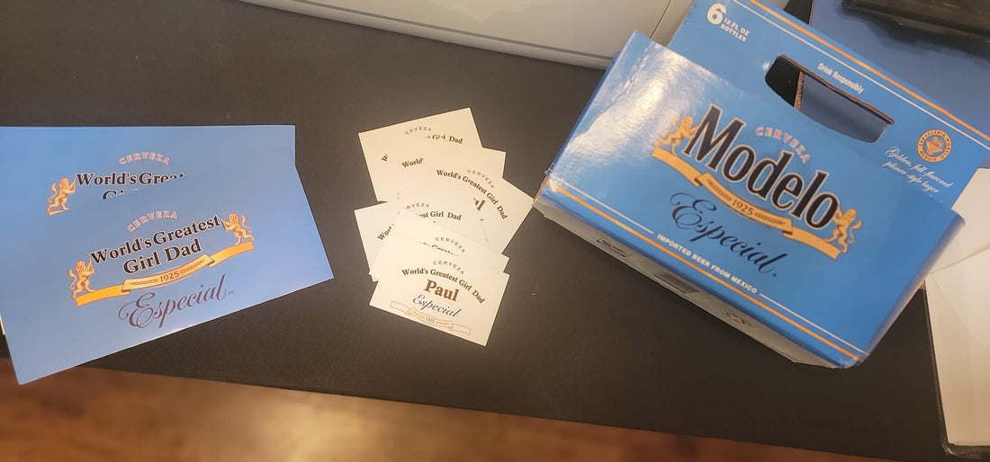 Father's Day Bottle and Box Labels