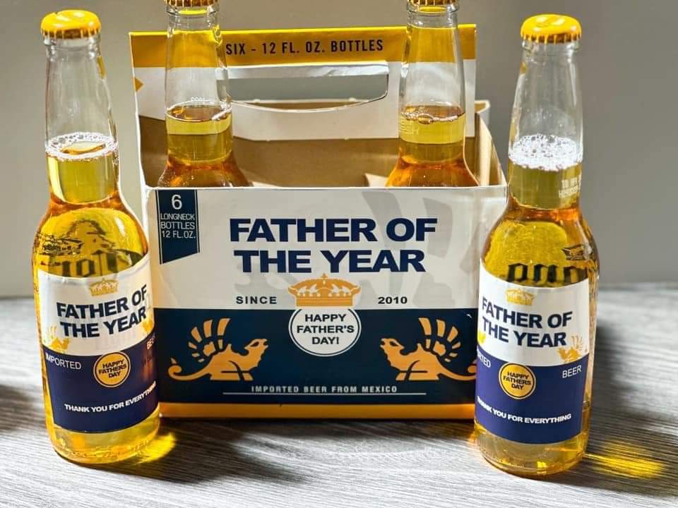 Father's Day Bottle and Box Labels