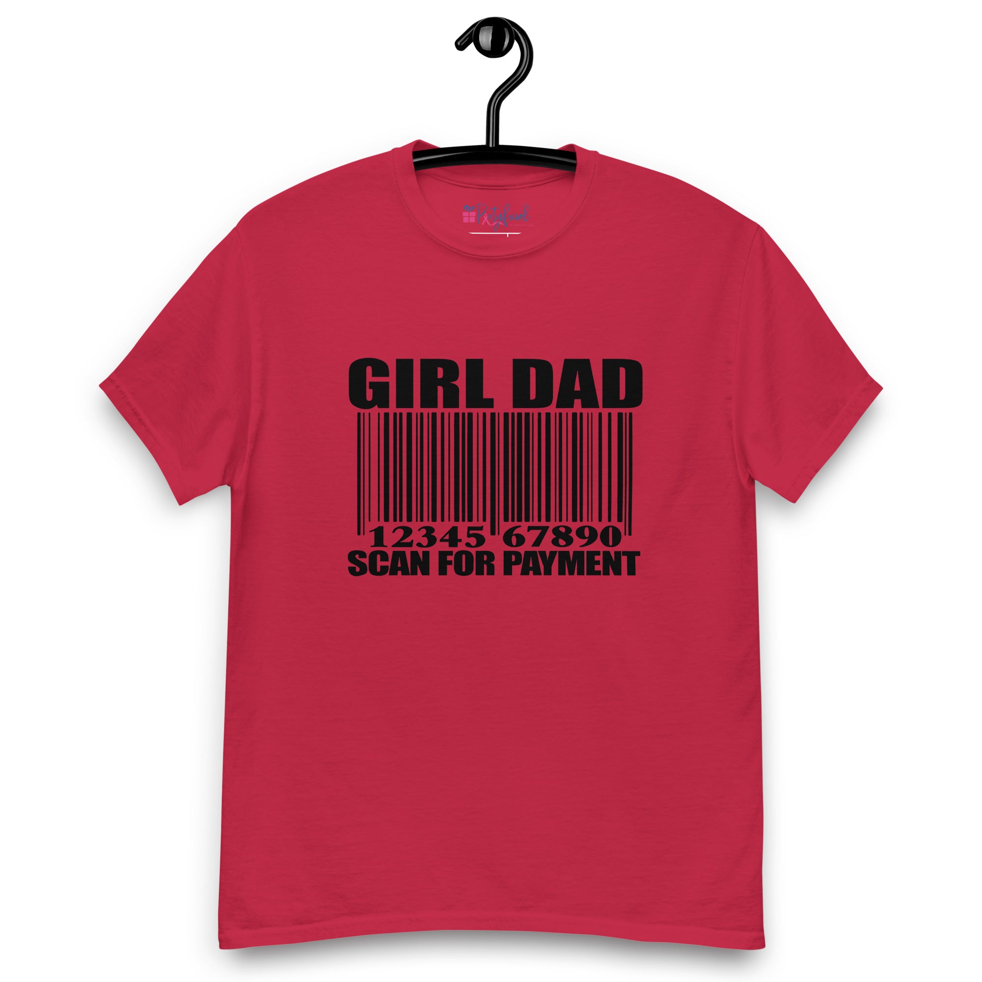 Girl Dad Scan Here For Payment Tee