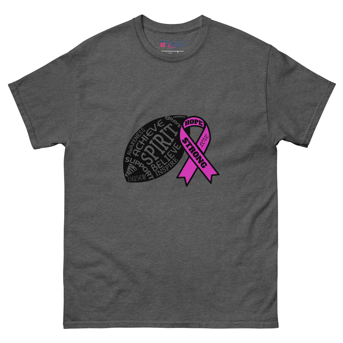 Breast Cancer Football T-Shirt