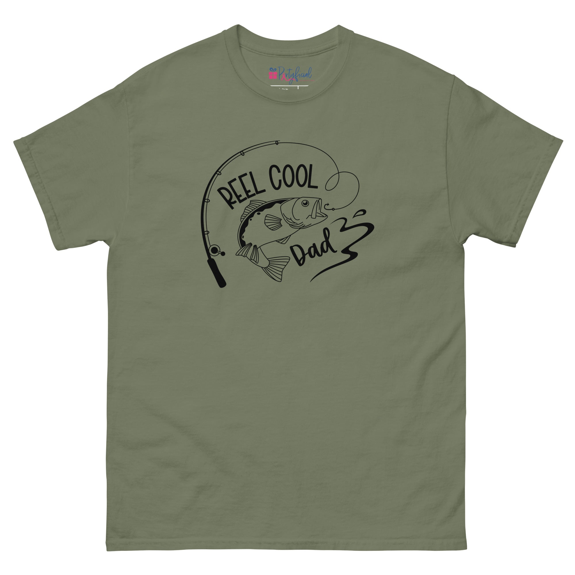 Reel Cool Dad with Fish Tee