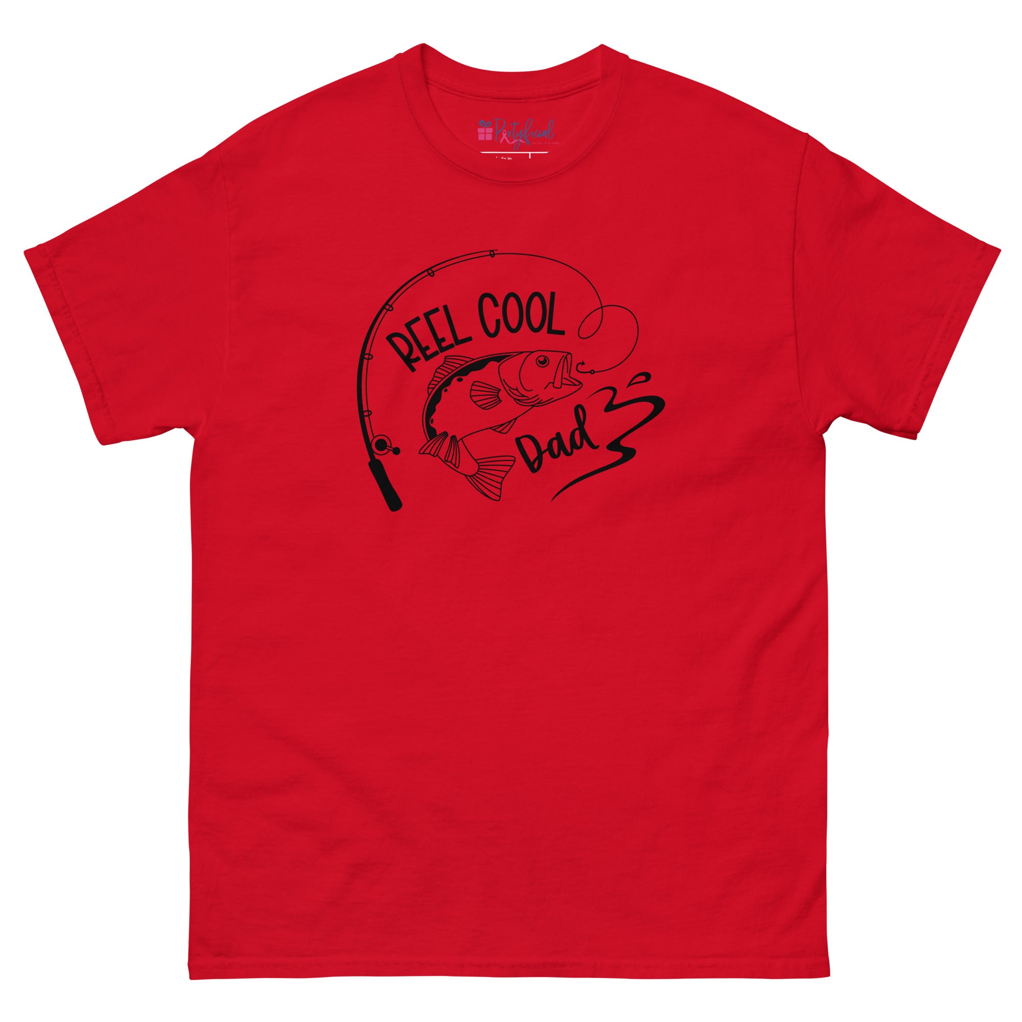Reel Cool Dad with Fish Tee