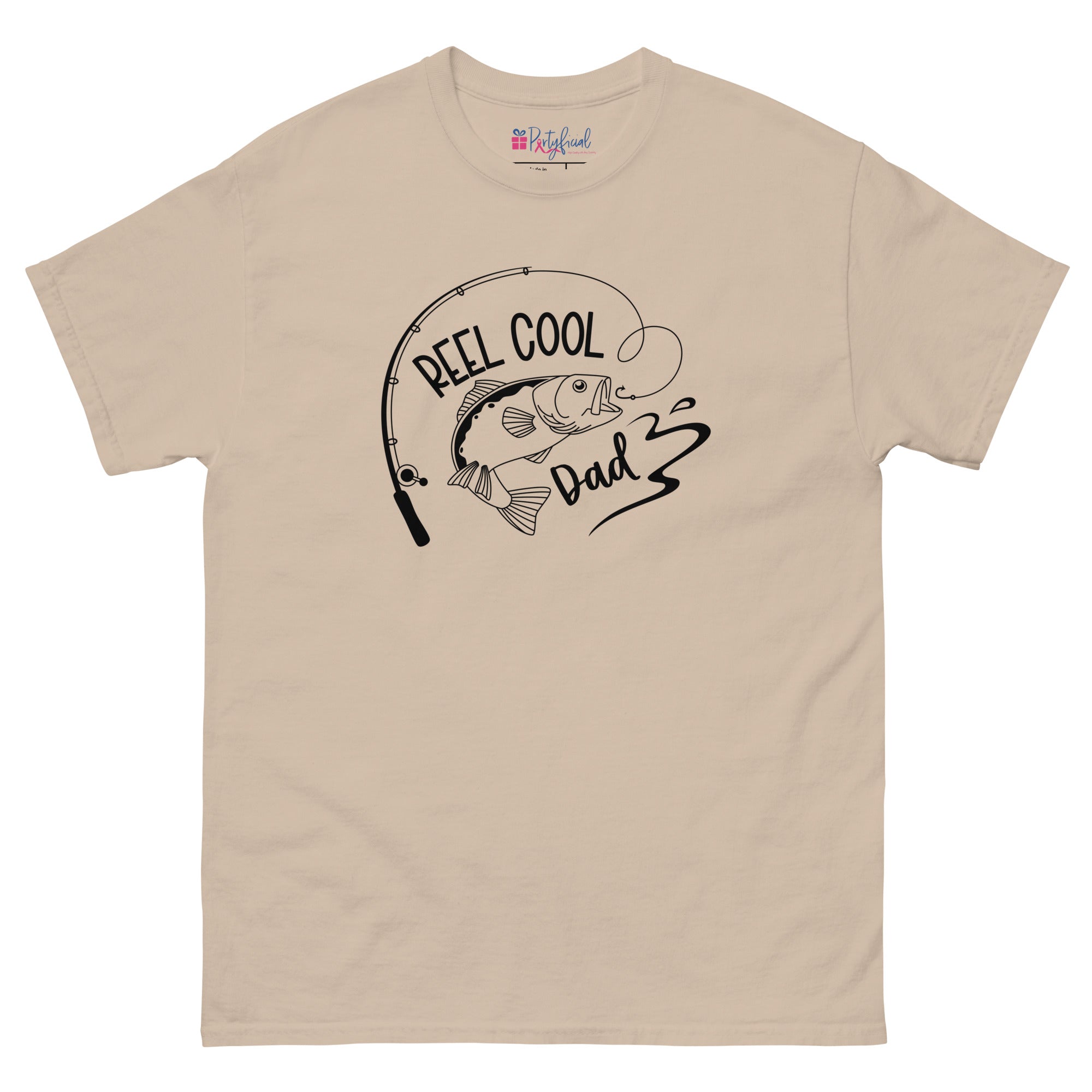 Reel Cool Dad with Fish Tee