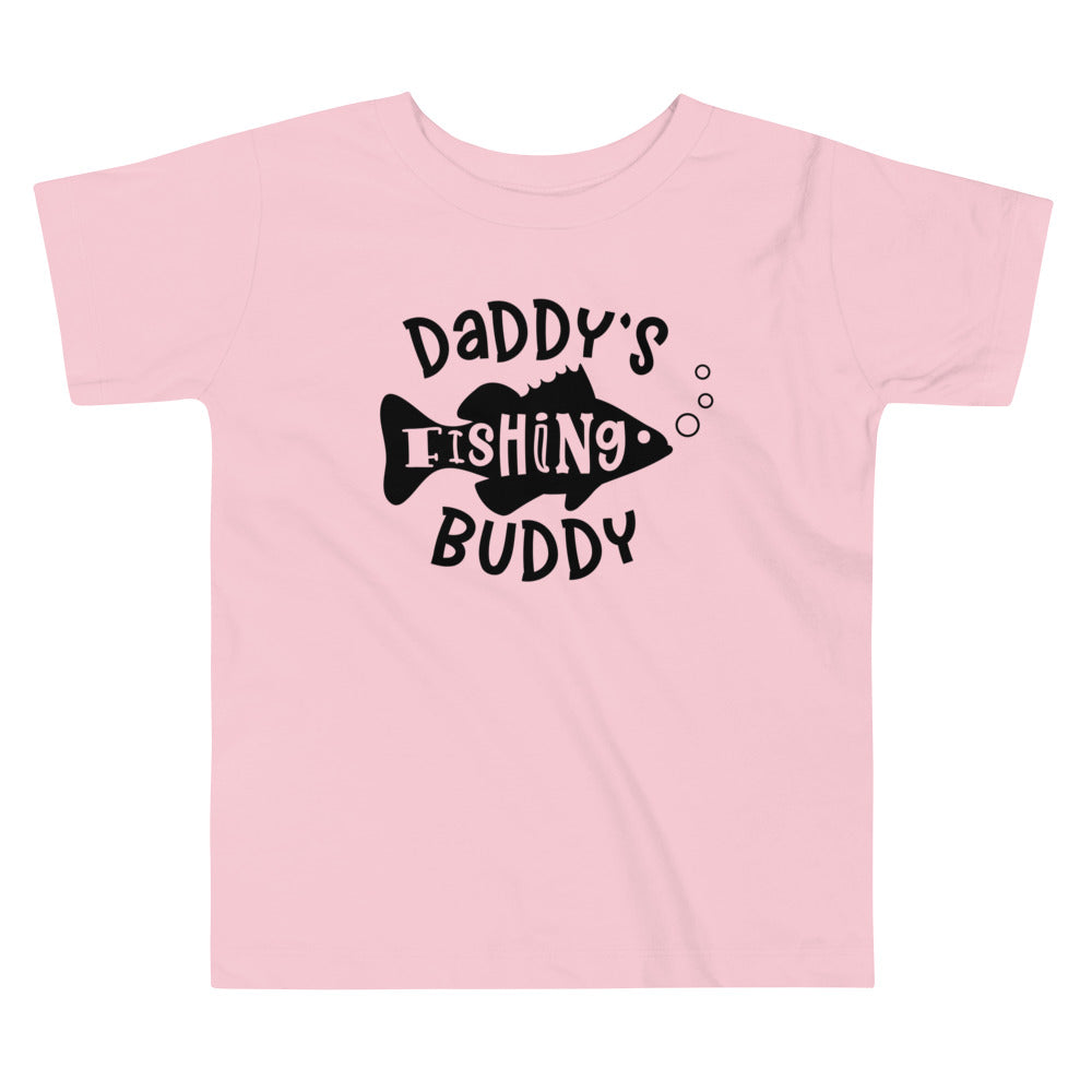 Daddy's Fishing Buddy Toddler Short Sleeve Tee