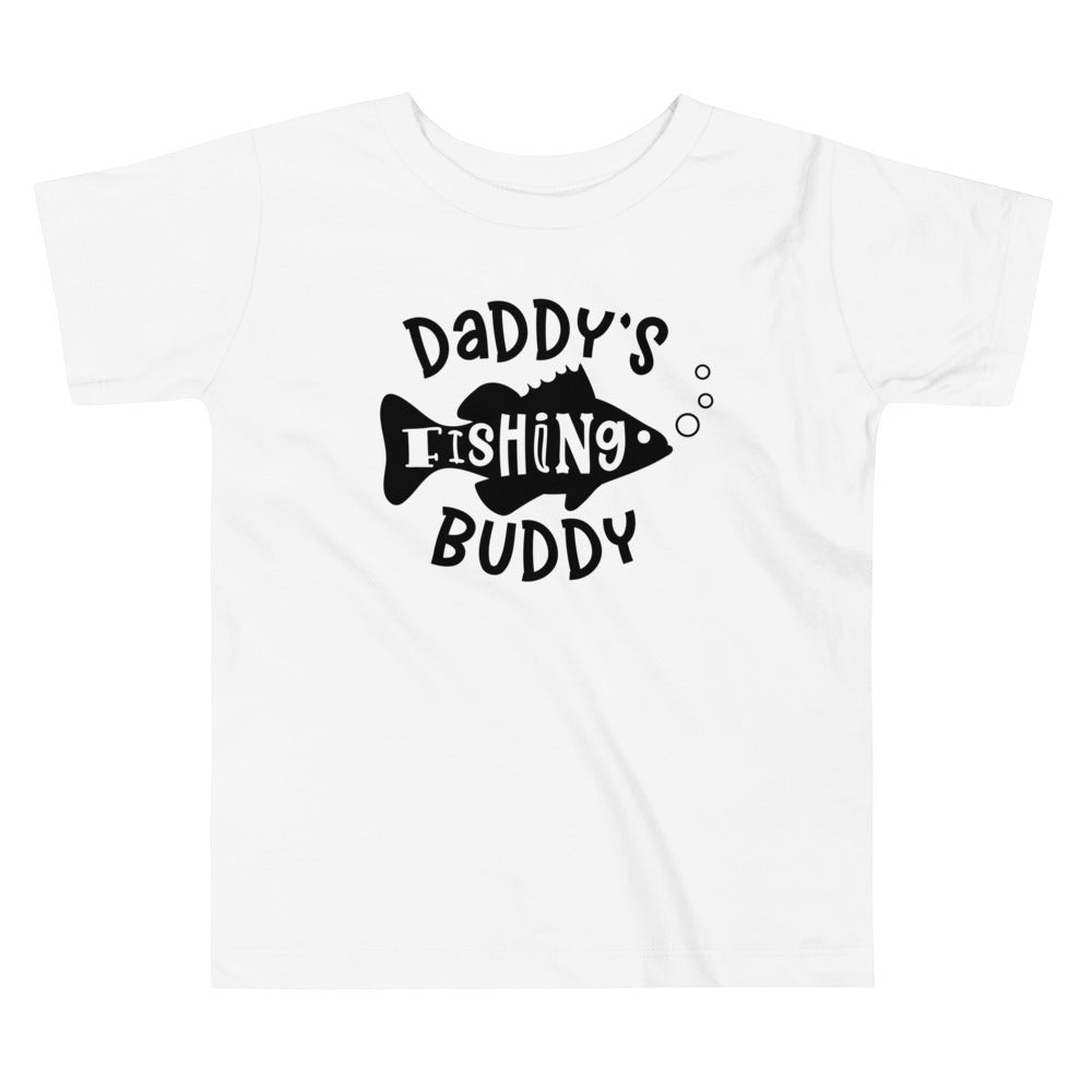 Daddy's Fishing Buddy Toddler Short Sleeve Tee
