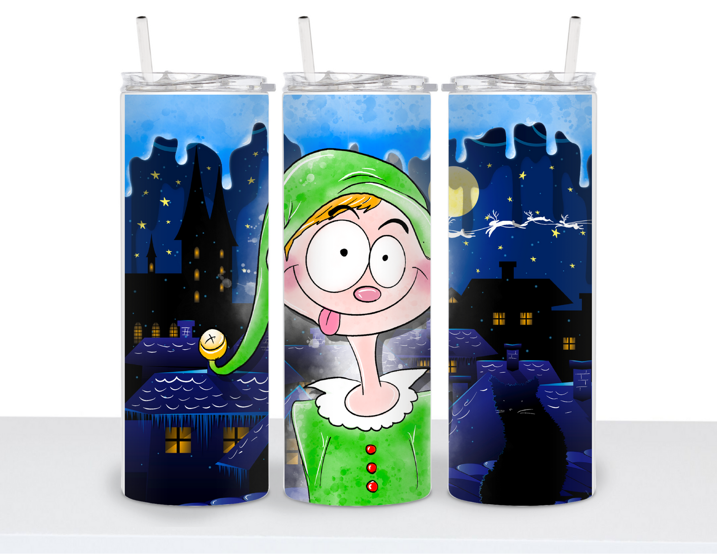 Stainless Steel 20oz Tumbler Straight-Loony Winter Characters