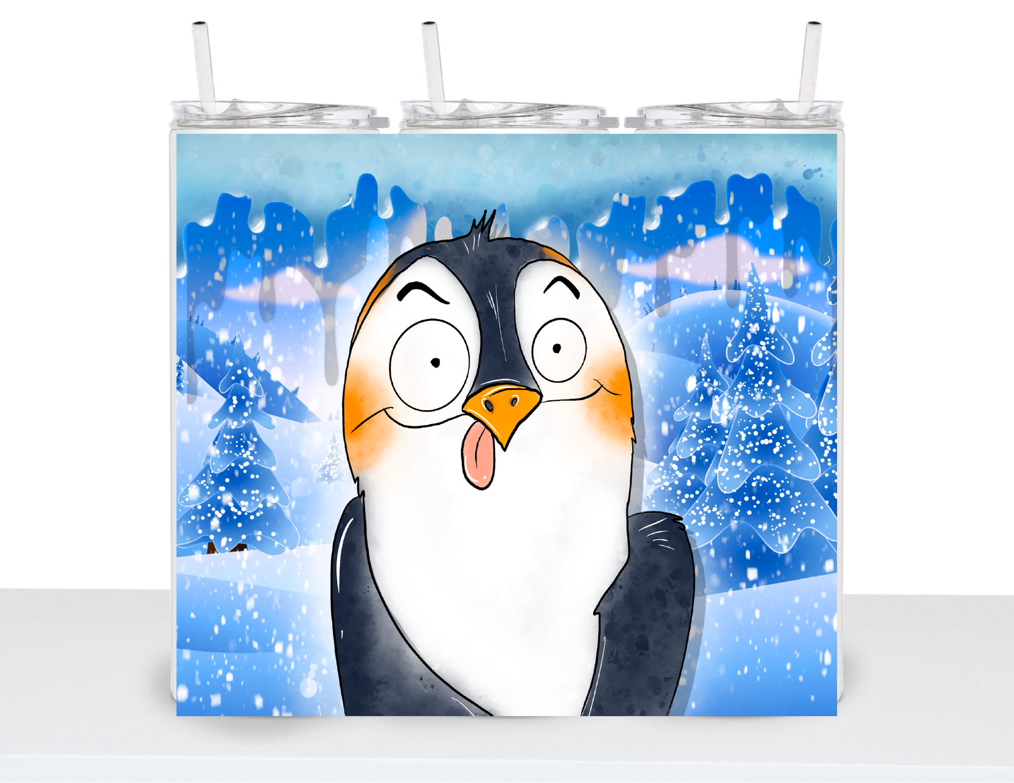 Stainless Steel 20oz Tumbler Straight-Loony Winter Characters