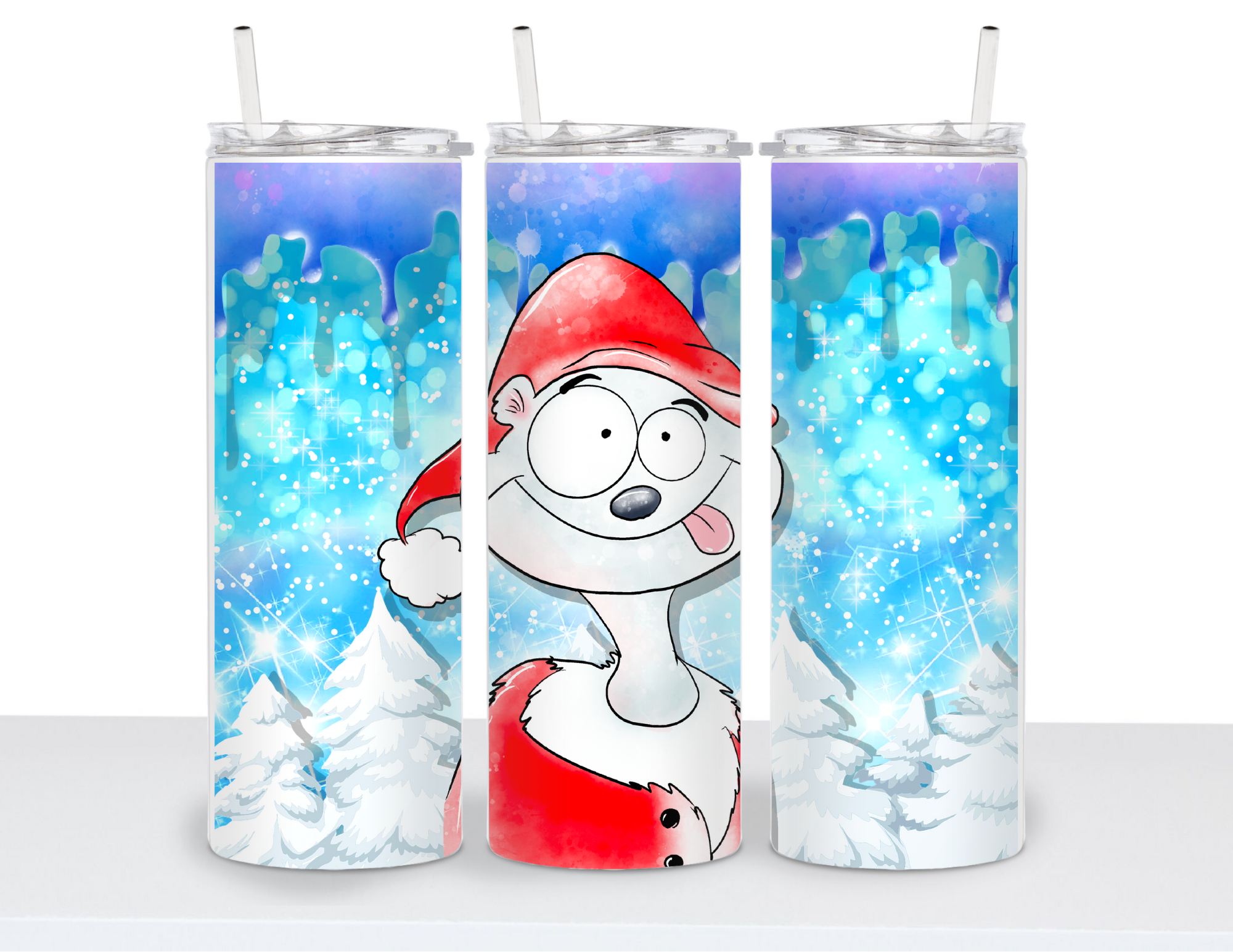 Stainless Steel 20oz Tumbler Straight-Loony Winter Characters
