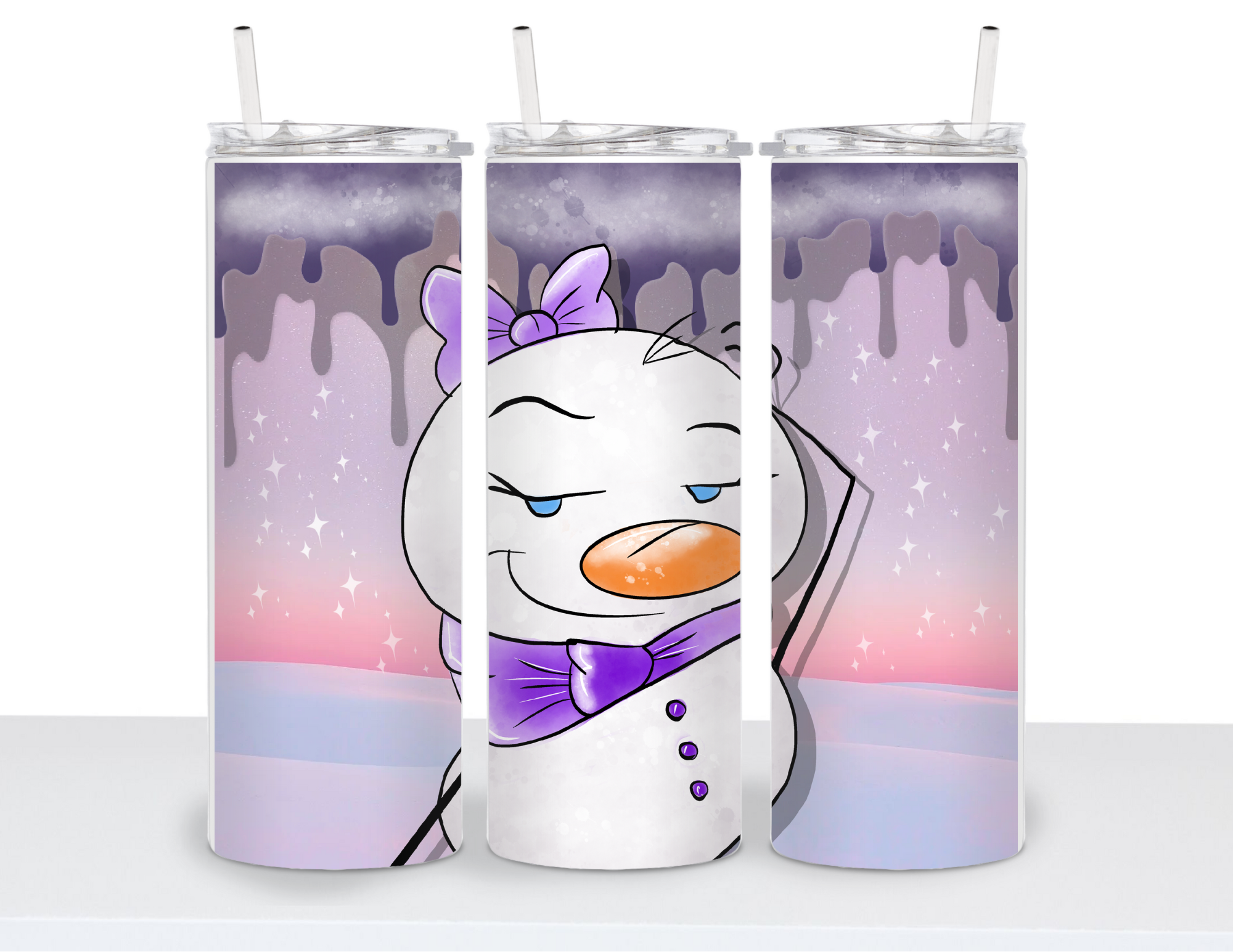 Stainless Steel 20oz Tumbler Straight-Loony Winter Characters