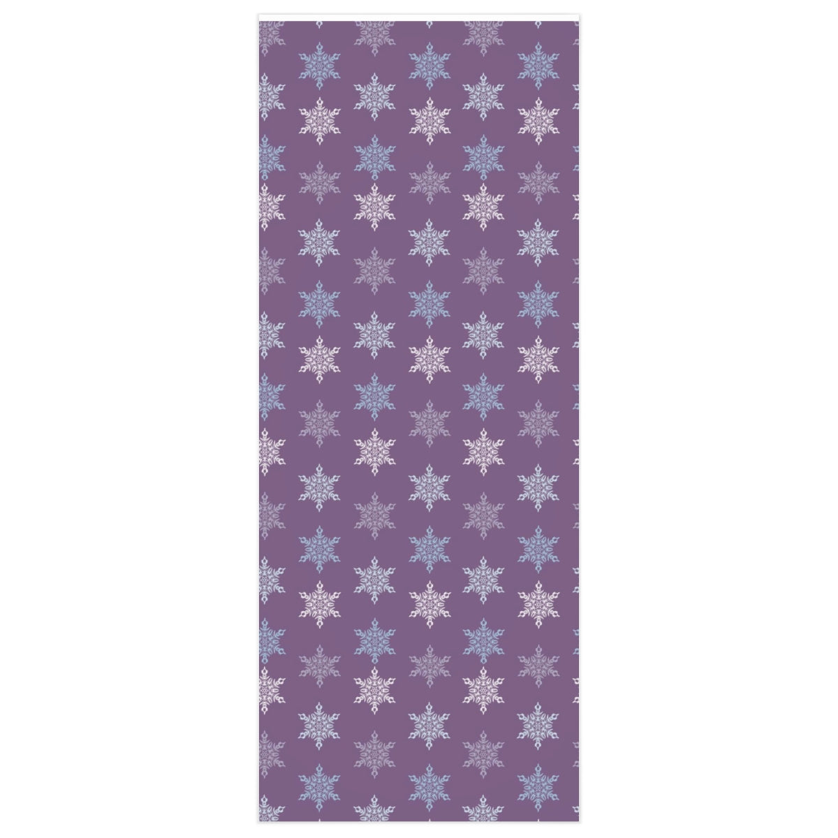 Purple Winter Wrapping Paper