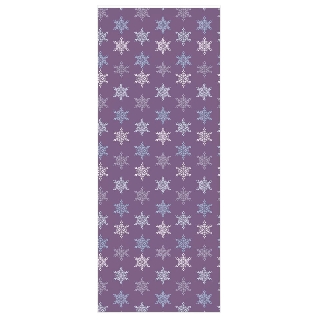 Purple Winter Wrapping Paper