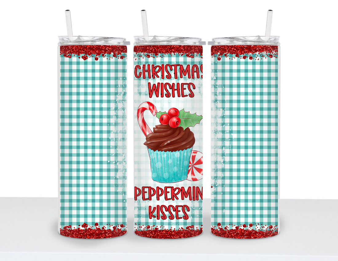 Stainless Steel 20oz Tumbler Straight-Christmas Wishes