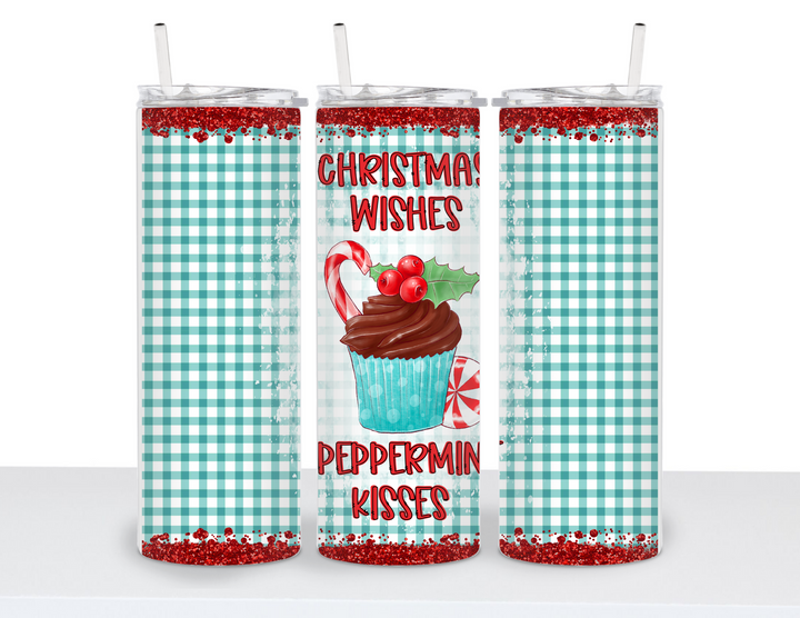 Stainless Steel 20oz Tumbler Straight-Christmas Wishes