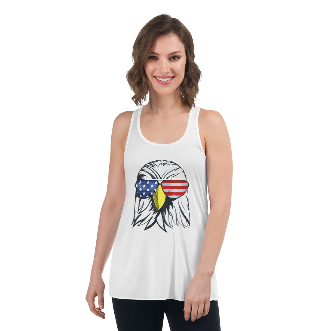Women's Eagle Flowy Racerback Tank