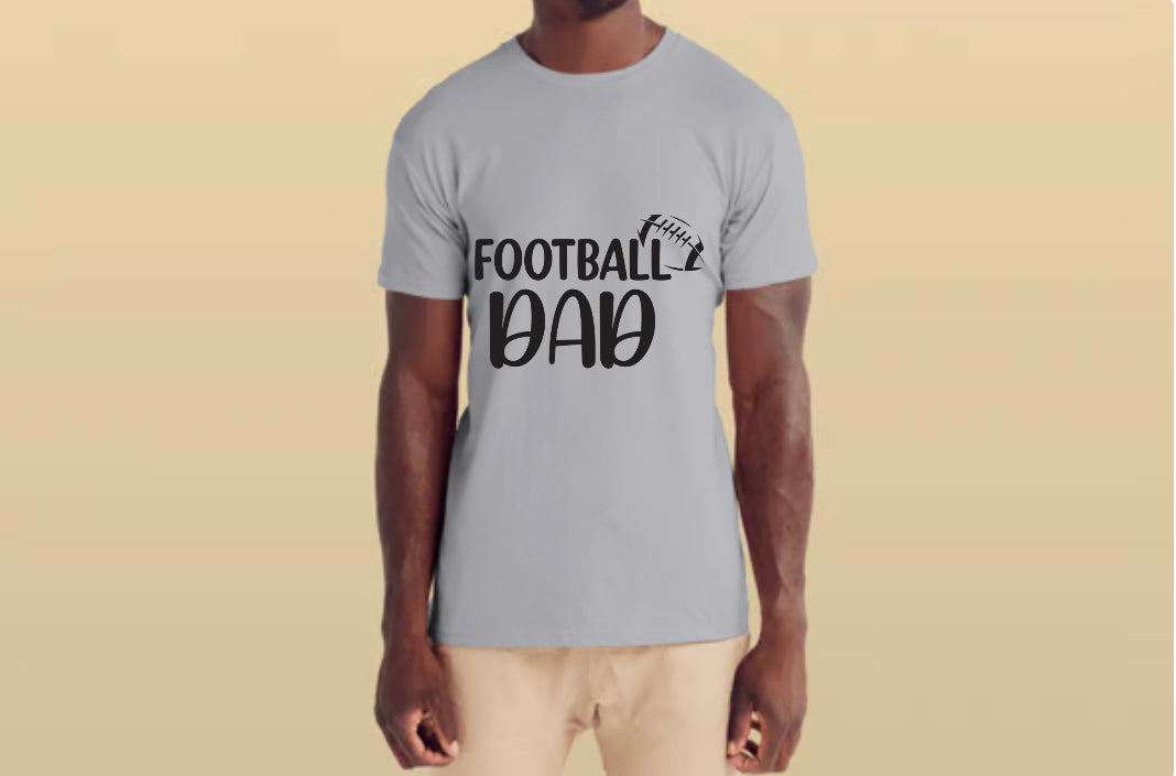 Football Dad Personalized Gildan classic tee