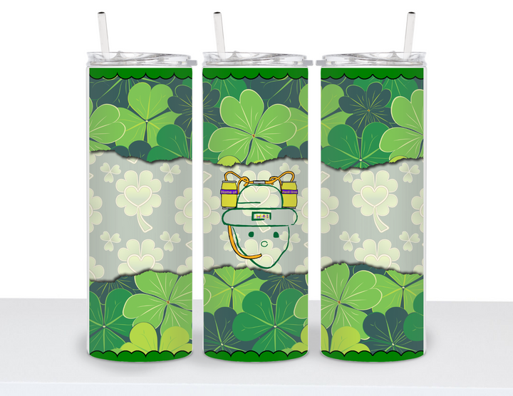 Stainless Steel 20oz Tumbler Straight-Mobile Leprechaun