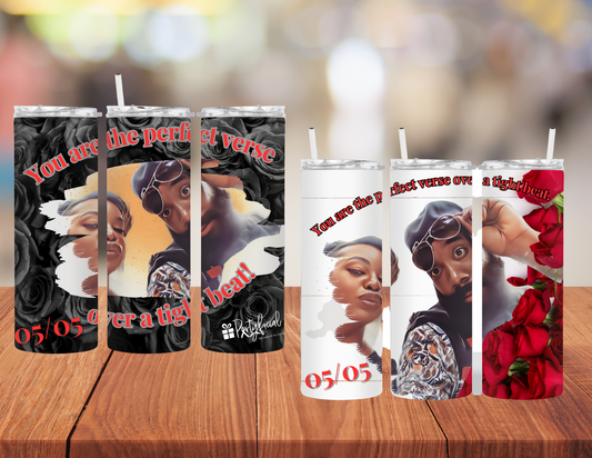 Custom Couples Matching Stainless Steel 20oz Tumblers