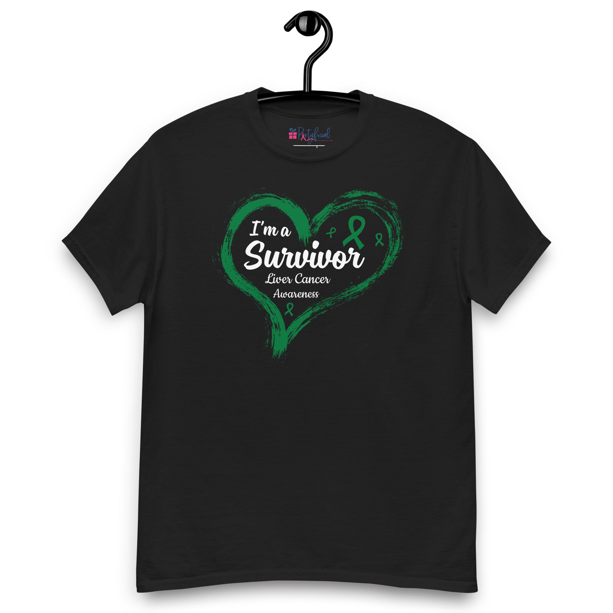 Liver Cancer Survivor Heart tee