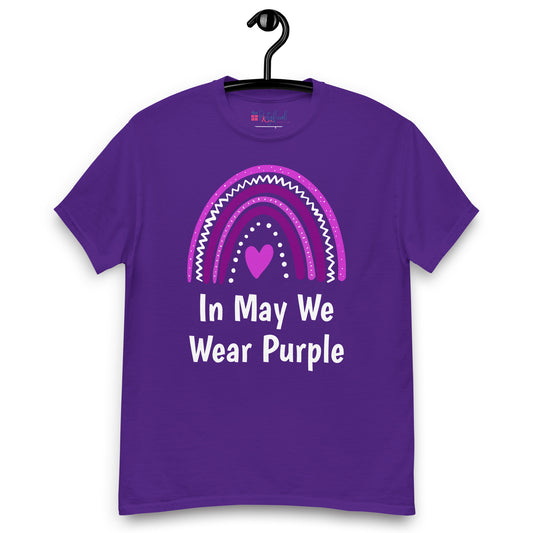 In May We Wear Purple tee