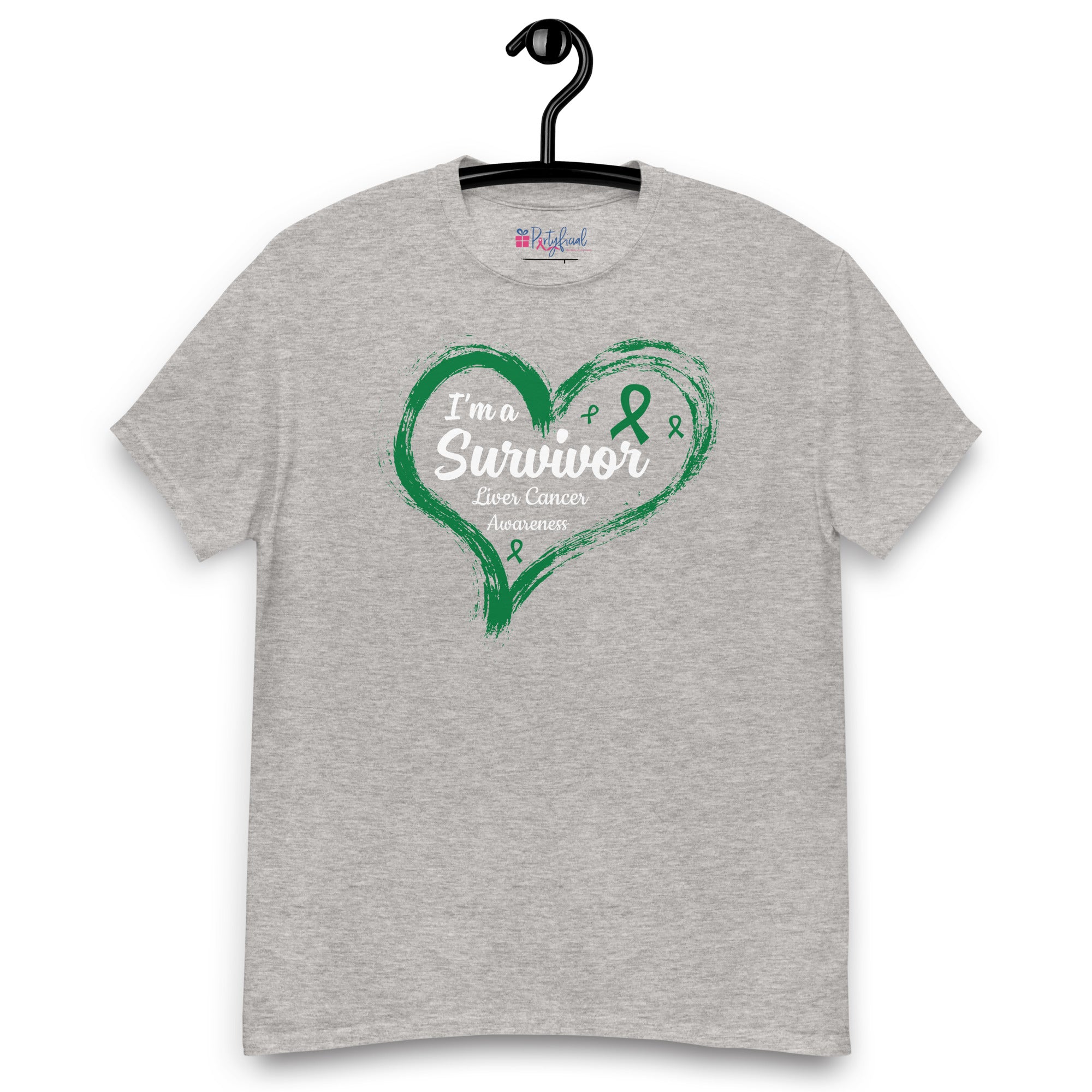 Liver Cancer Survivor Heart tee