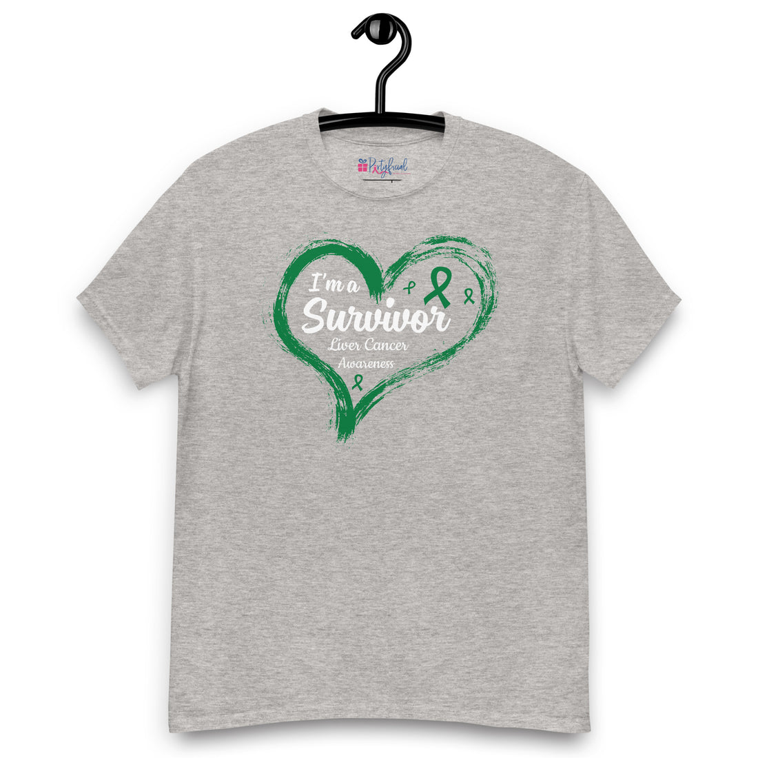 Liver Cancer Survivor Heart tee