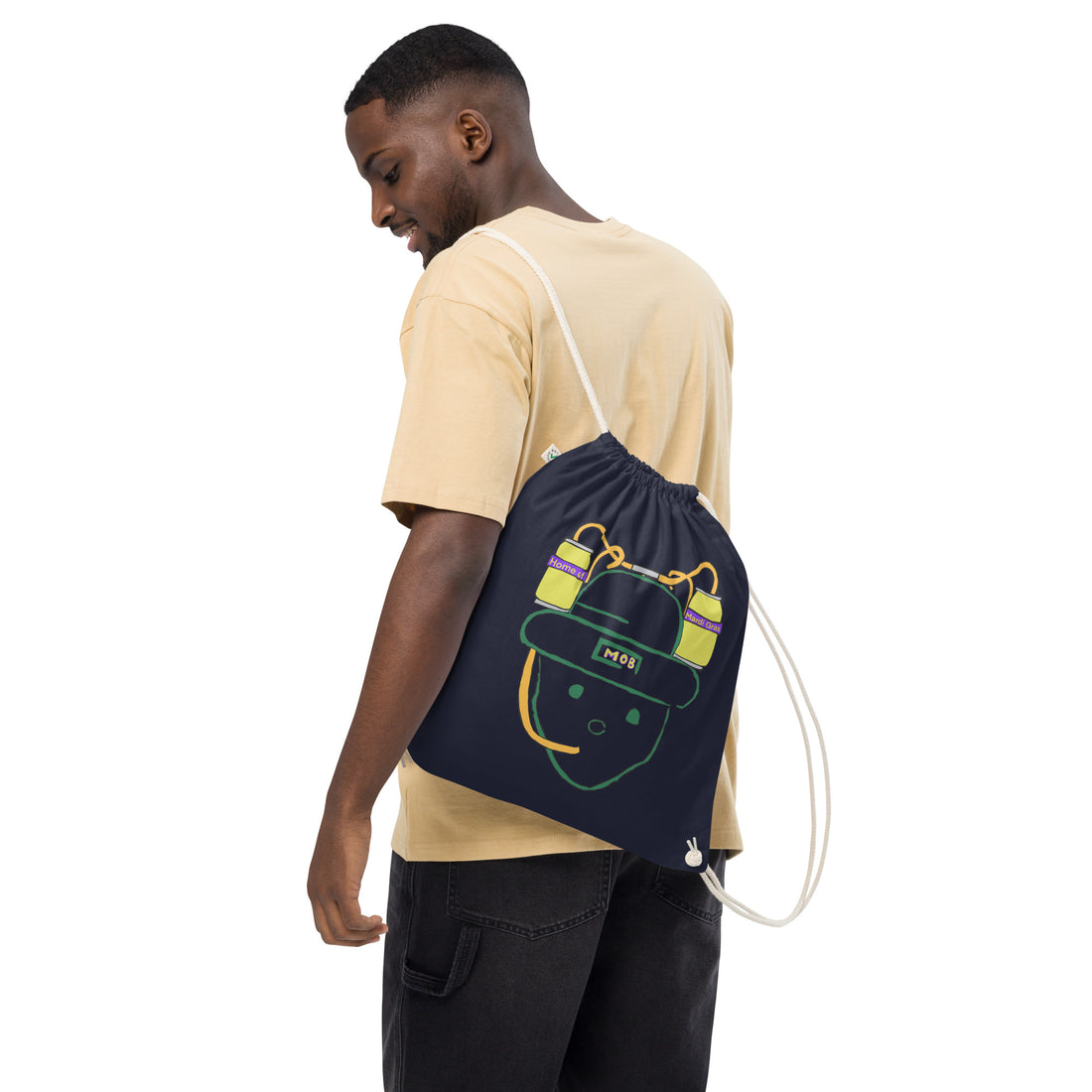 Mobile Leprechaun drawstring bag