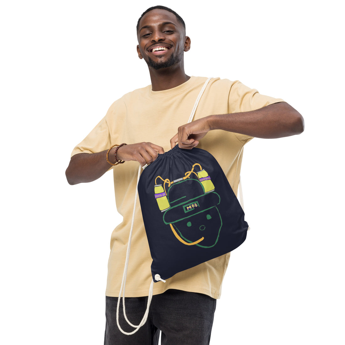 Mobile Leprechaun drawstring bag