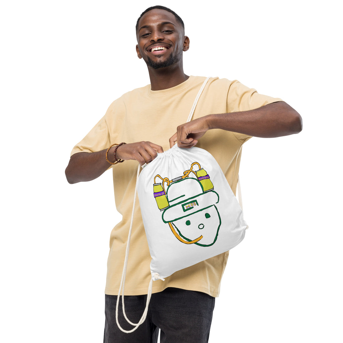 Mobile Leprechaun drawstring bag