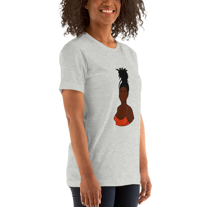 Tall Bun Girl- Dark Brown t-shirt