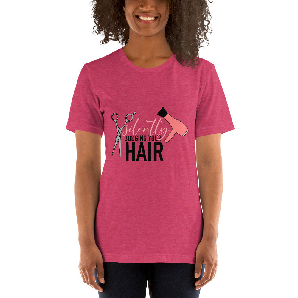 Silently Judging your Hair t-shirt