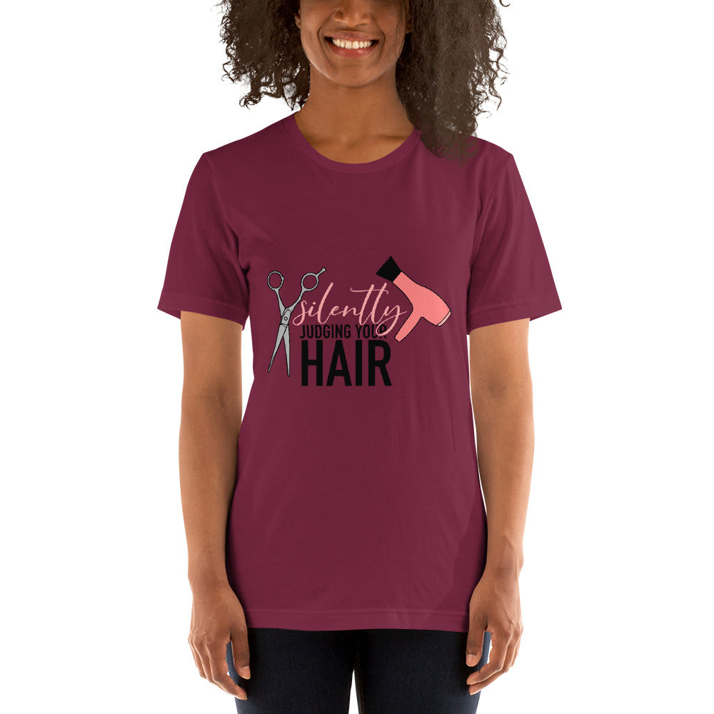 Silently Judging your Hair t-shirt
